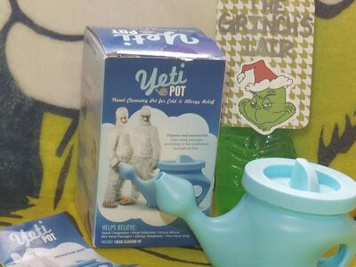 New Yeti Neti Nasal Rinse Pot
