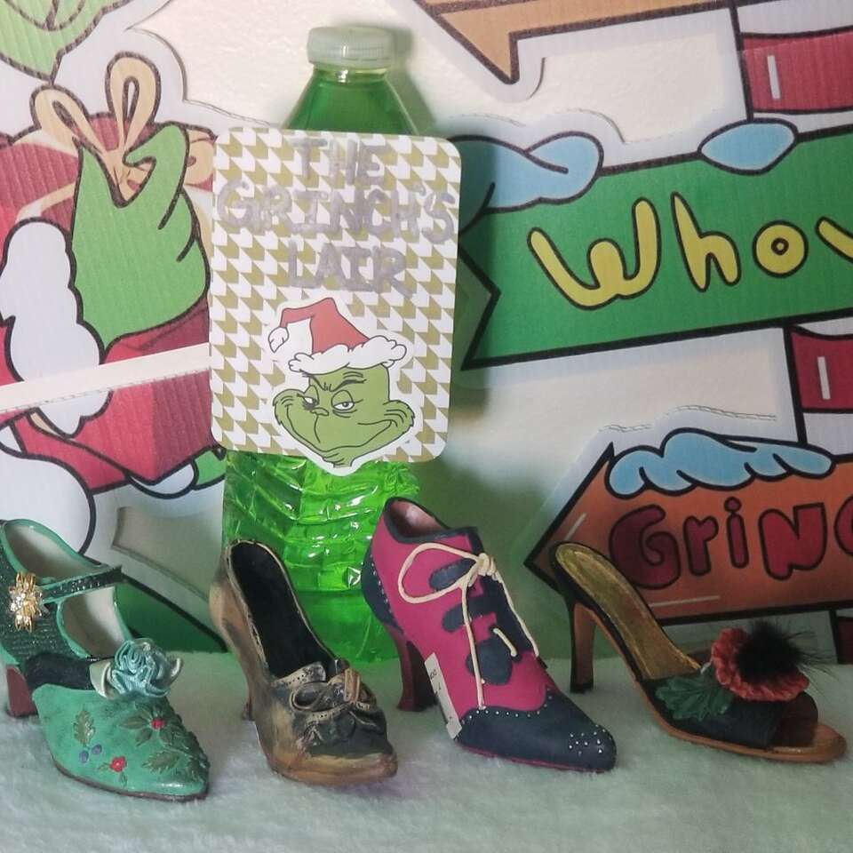 Vintage Shoe Figurines