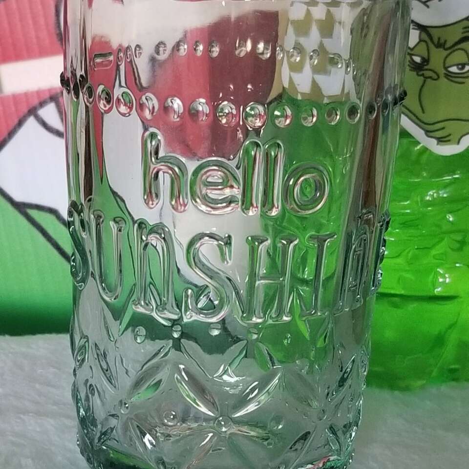 "Hello Sunshine" Heavy Duty Drinking Glasses