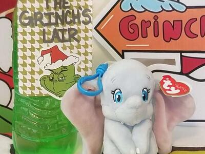 New Ty Dumbo Beanie with Clip