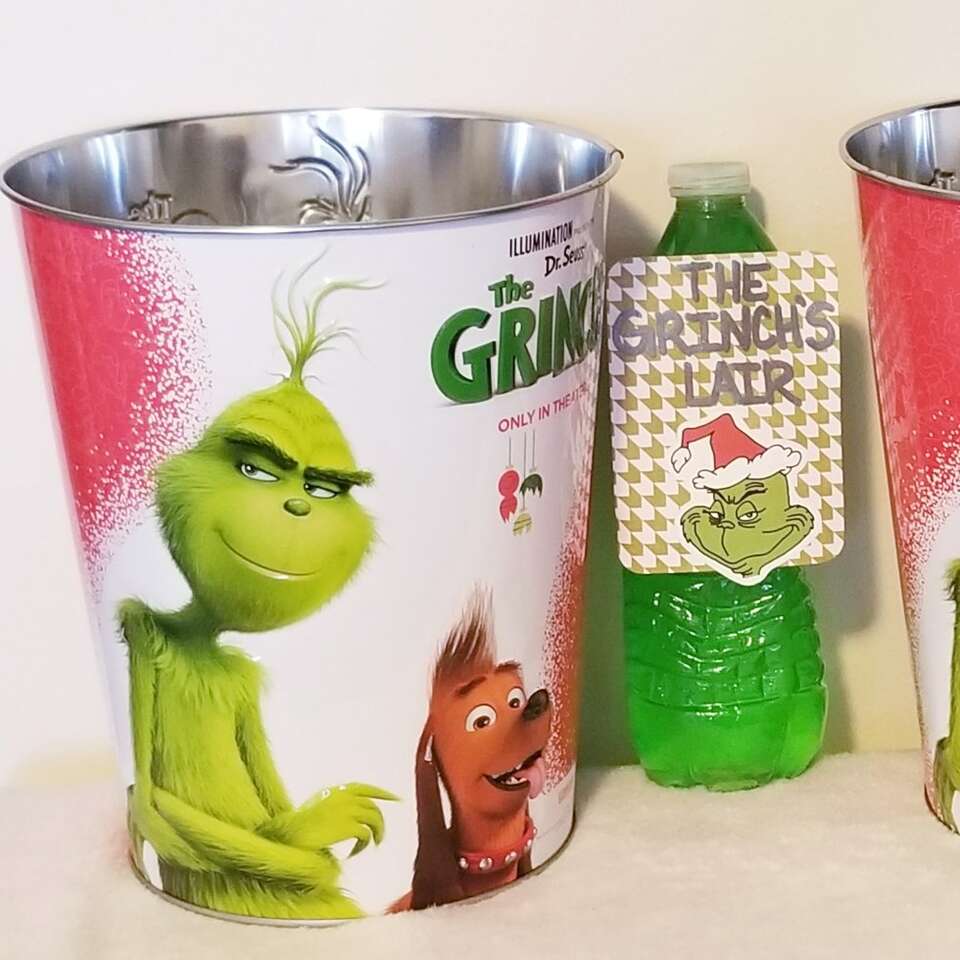 The Grinch 2018 Metal Buckets