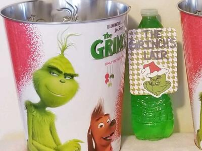 The Grinch 2018 Metal Buckets