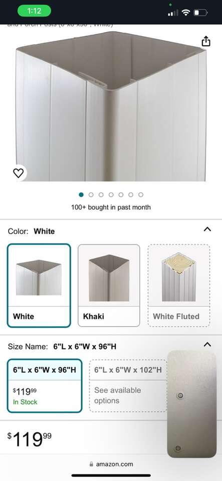 6x6 Vinyl Column Wraps