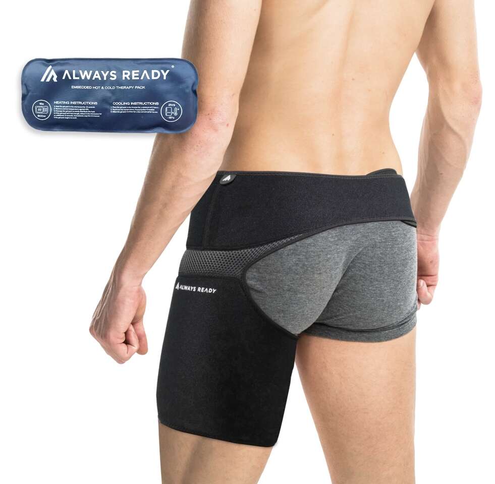 ALWAYS READY GROIN SUPPORT WITH HOT-COLD THERAPY, size M-XXL