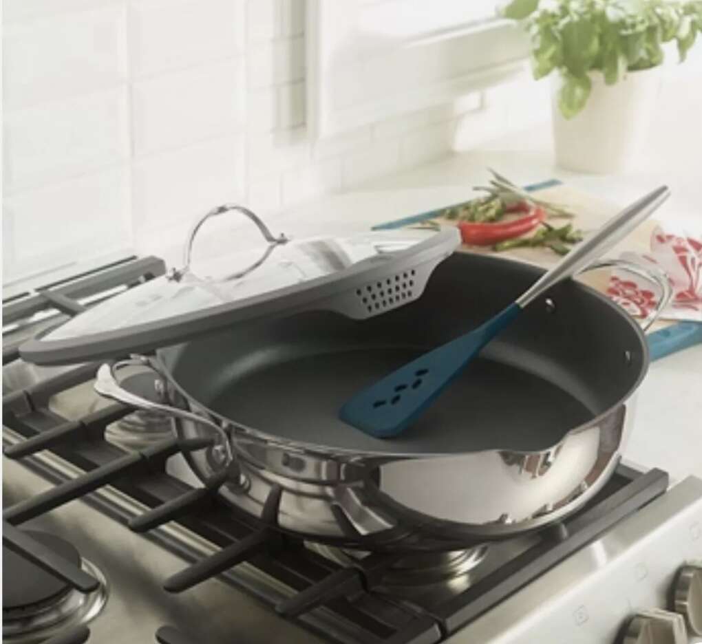 Princess Heritage Signature 13" Nonstick Straining Skillet $245 Retail