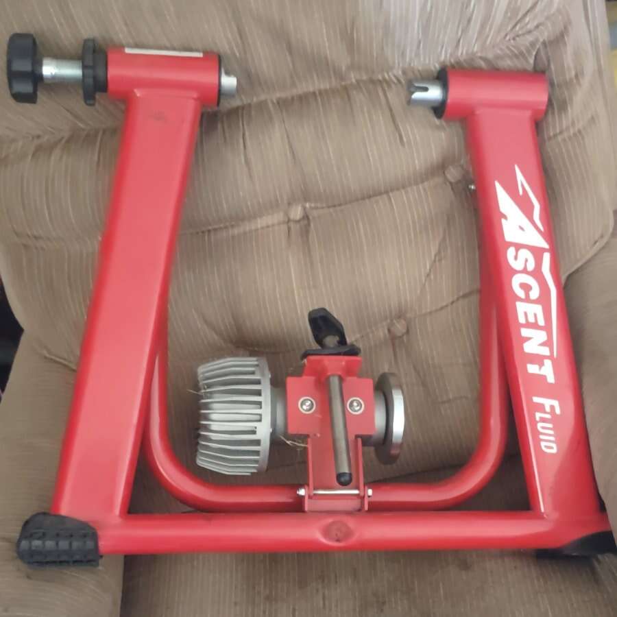 Ascent bike stand for personal excersise bike