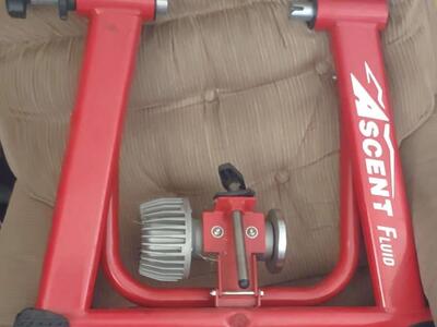 Ascent bike stand for personal excersise bike