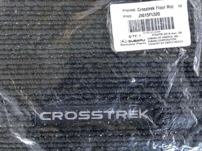 2018-2019 Subaru Crosstrek oem floor mats J501SFL020