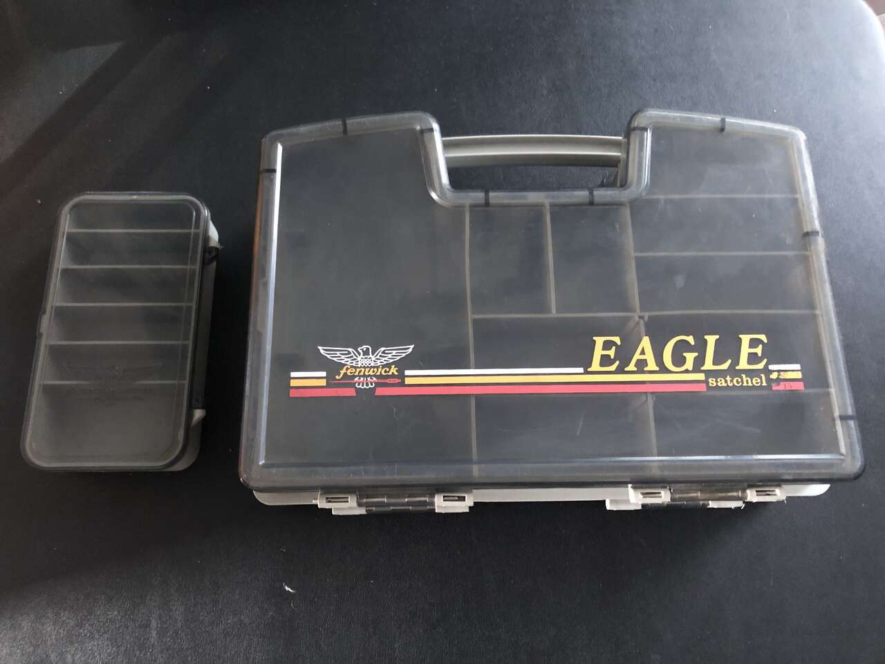 Fenwick Eagle Satchel Fishing Tackle Fly and Lure Box