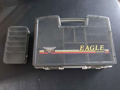 Fenwick Eagle Satchel Fishing Tackle Fly and Lure Box