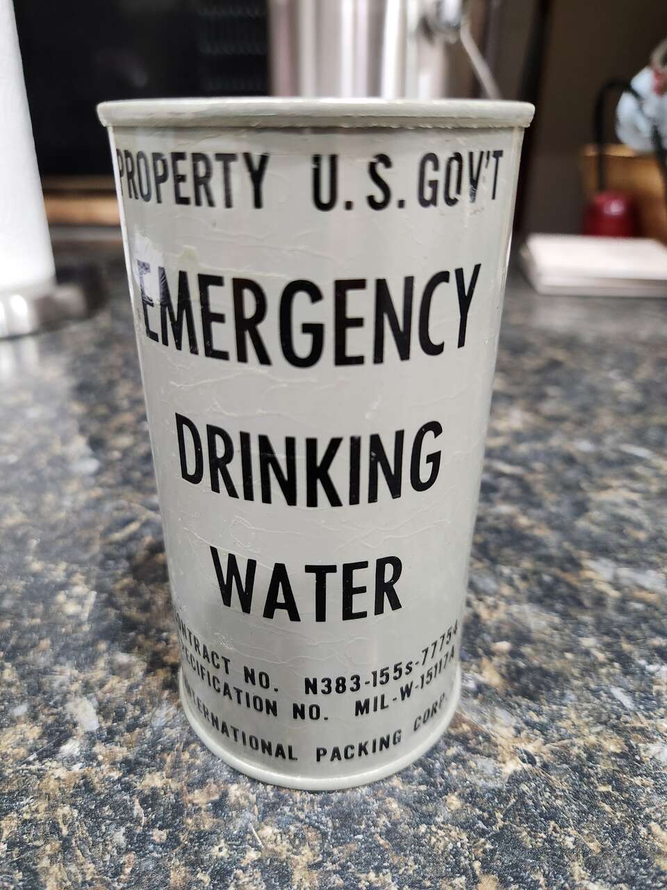 1950's emergency drinking water cans