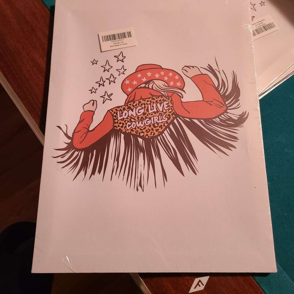 Long Live Cowgirls Canvas Wall Art