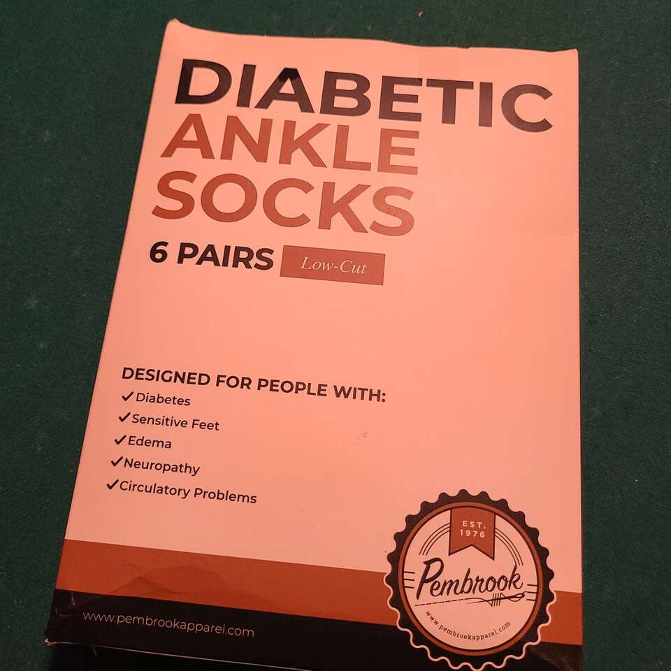 Diabetic Ankle Socks 6pack