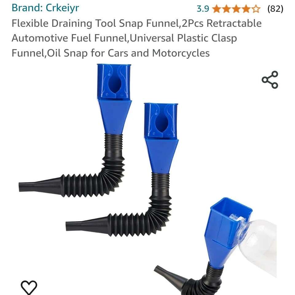 Flexible Draining Tool Snap Funnel 2pack