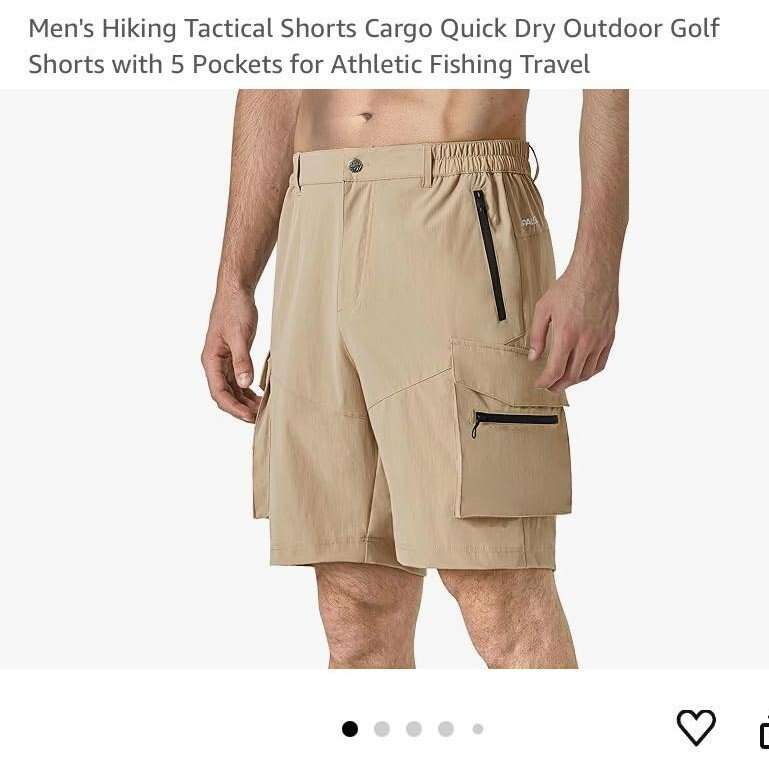 Brown Hiking Tactical Shorts