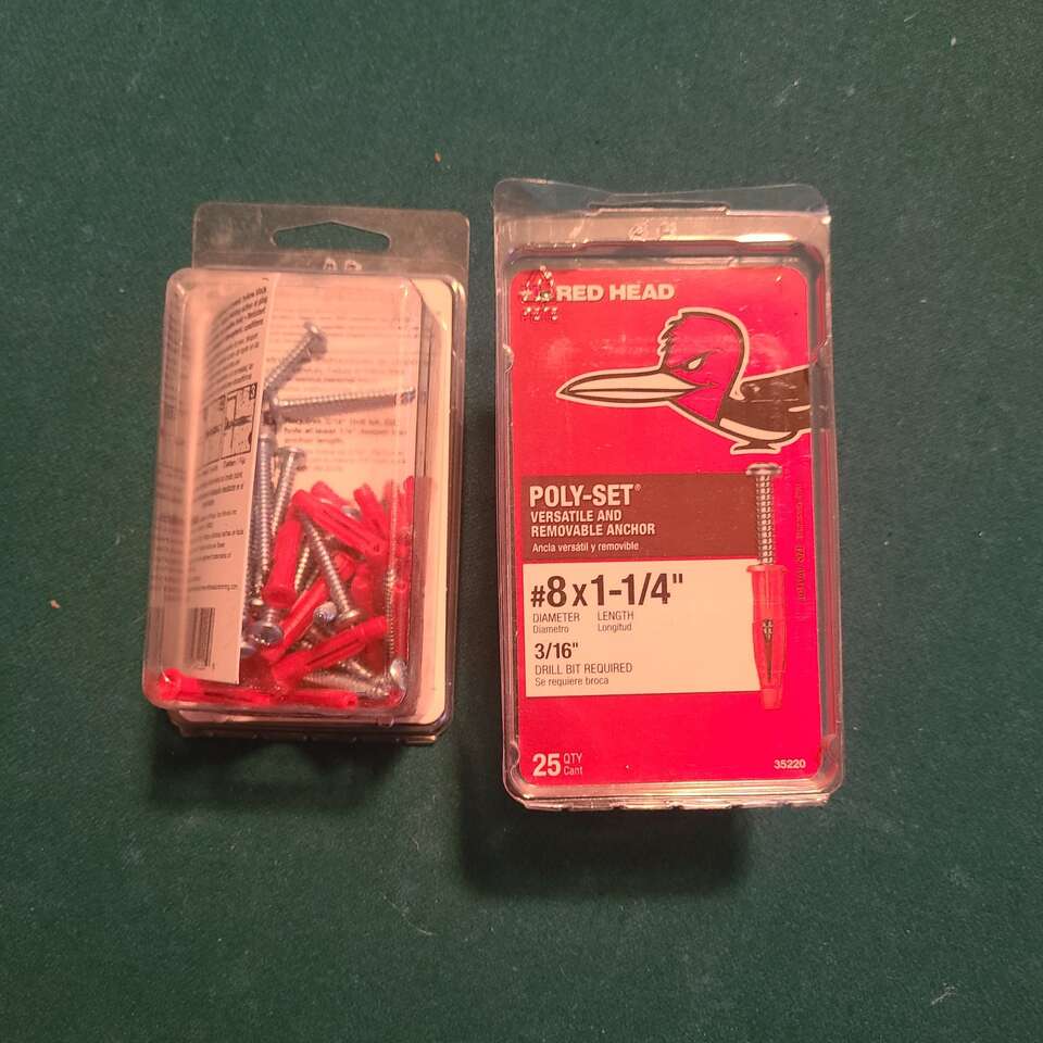 Poly Set Versitile and Removable Anchors