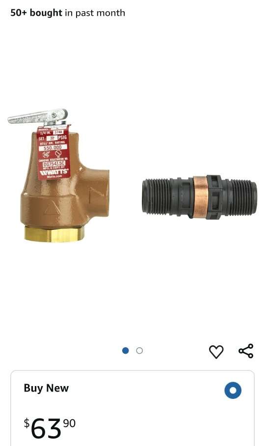 Boiler Pressure Relief Valve