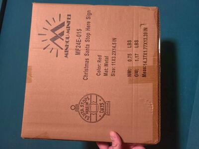 Santa Stops Here Sign