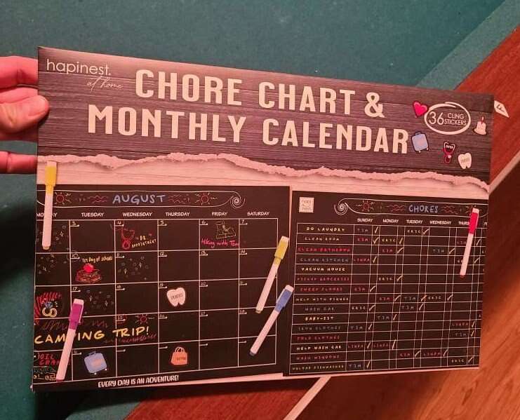 Chore Chart and Monthly Calender