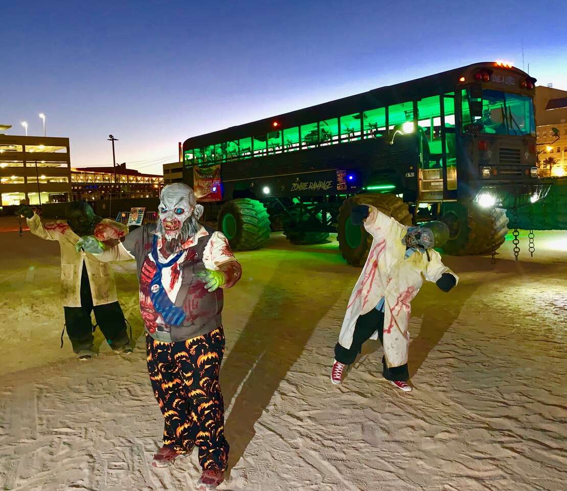 Zombie Rampage Monster Bus Paintball Attraction