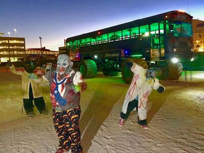 Zombie Rampage Monster Bus Paintball Attraction