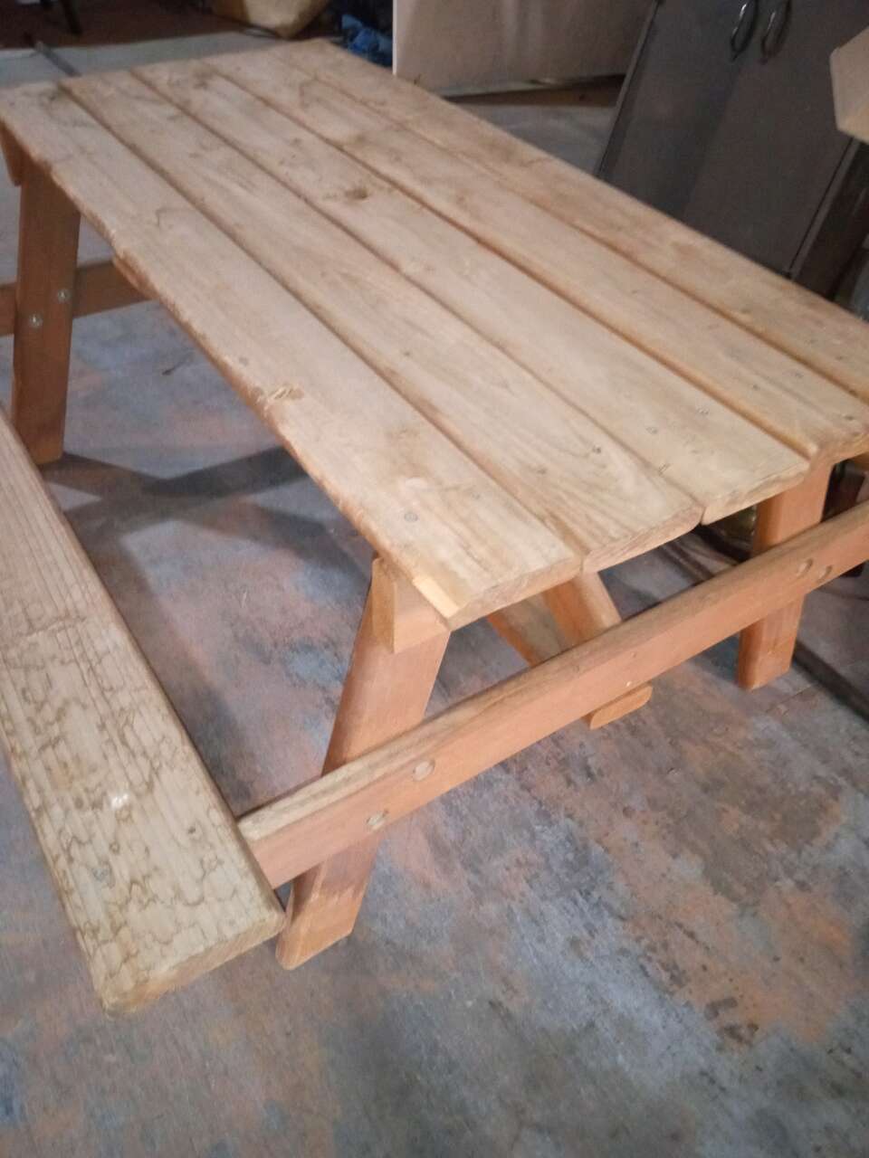 Kids wood picnic table Furniture