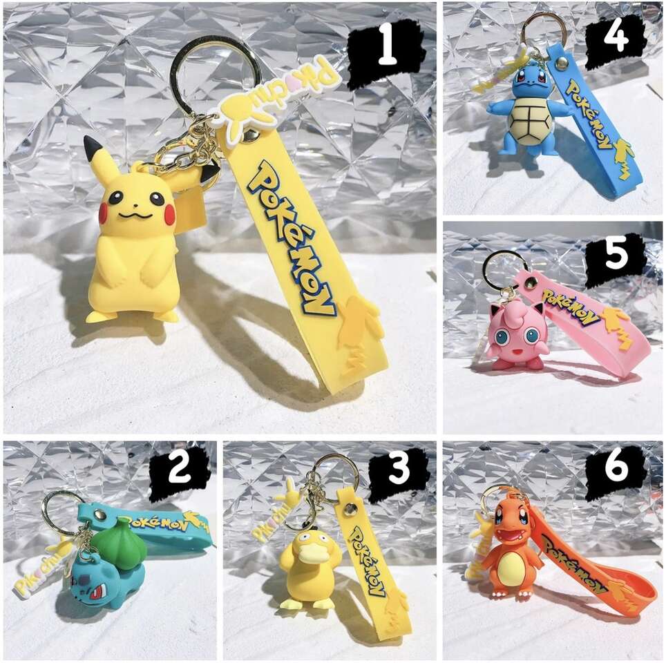 Pokemon Characters / Keychains / $3 Each