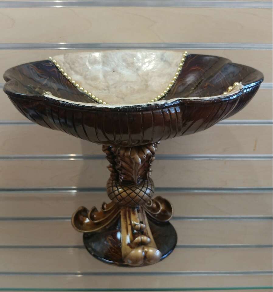 Decorative Vase / Bowl - $64.99 ( NEW ) poly resin. stand