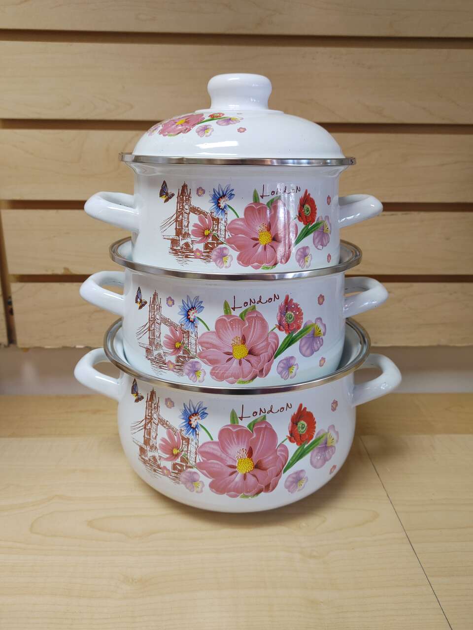 3pc Smaller Cookware Pot set - $29.99 ( NEW ) enamel