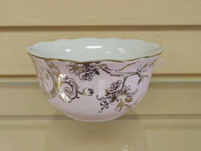 Porcelain Bowl ( NEW ) pink & gold. Kitchenware, dinnerware