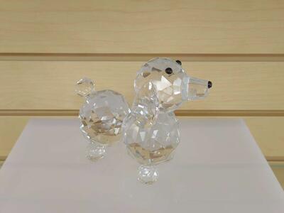 Crystal Glass Dog Figurine / Statuette ( NEW ) Dachshund