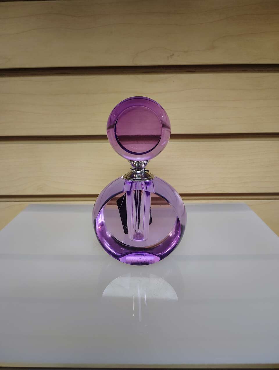 Decorative Glass Perfume Bottle - $24.99 ( NEW ) purple / violet