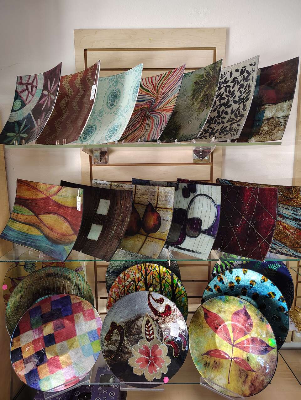 Glass Vase / Plate / Dish ... $14.99 &amp; $17.99 ( NEW ) home decor