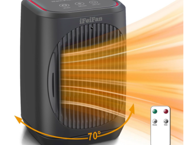 New in box Electric Space Heater(black&white)