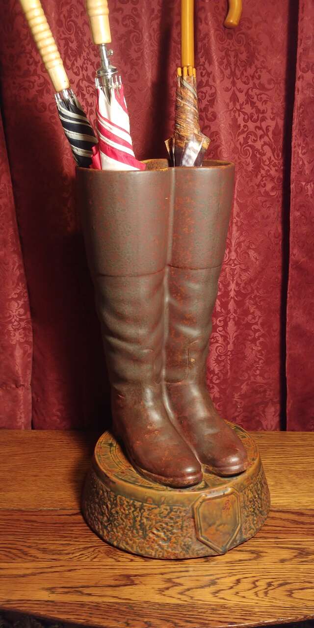 Ceramic Boot Umbrella Stand