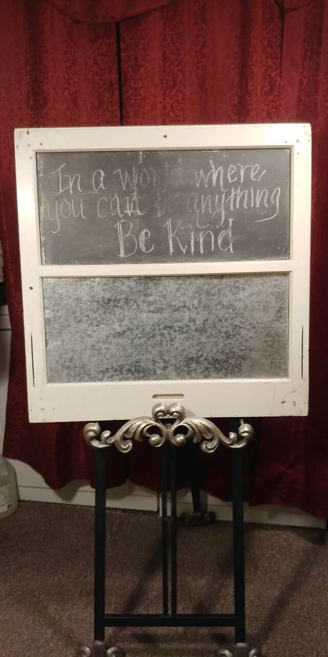 Antique Window Message Board
