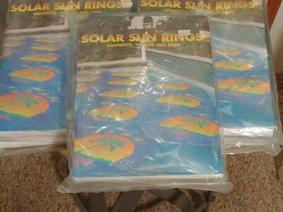 Solar Sun Rings NEW 5 Available