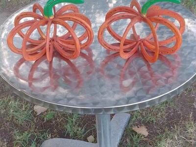 Horseshoe Pumpkins Two Available