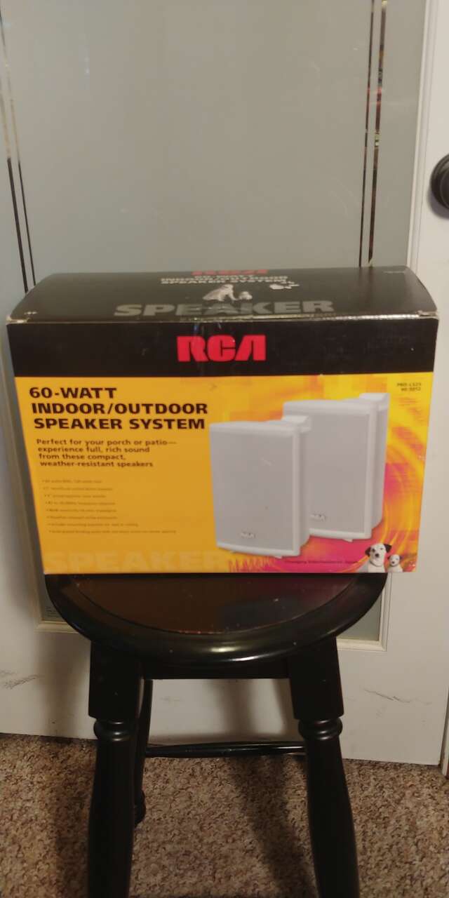 RCA Indoor/Outdoor Speakers NEW