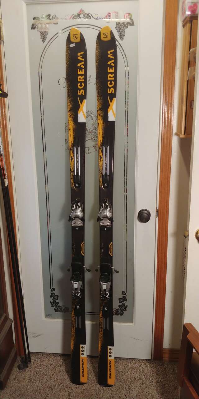 Salomon X-Scream Series, Freeride Prolink Skis 185cm