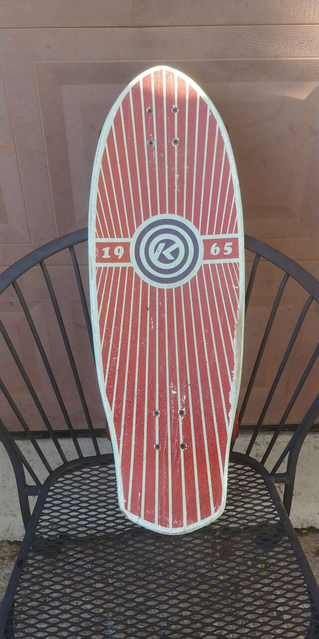 Kryptonics Cruiser Red and Blue 30Lx10W