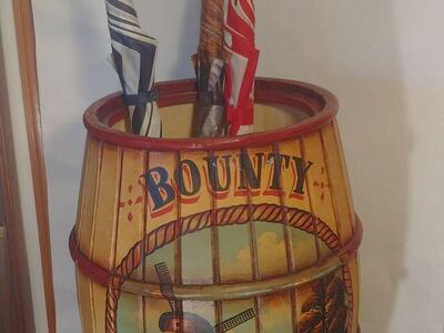 Cool Vintage Looking Barrel Bounty Mills