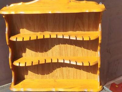Vintage Wooden Maple Display Rack MCM