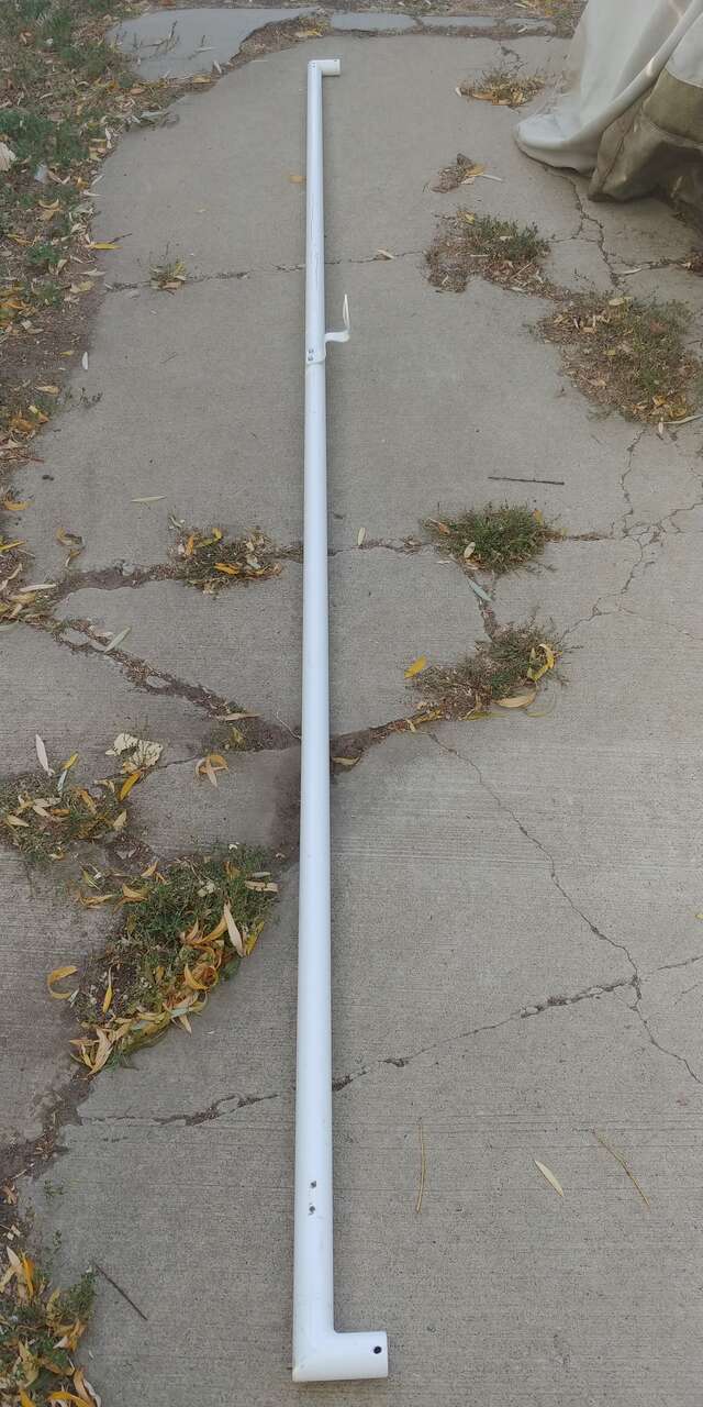 Heavy Steel Handrail 10 FT 7 In Long