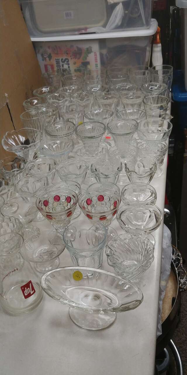 Ice Cream, Soda, Milkshake, Sundae Glasses