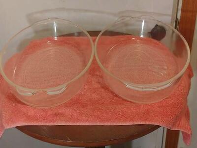 Vintage Mckee Glasbake Glass Oval Roaster Pan