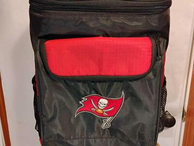 Logo Brands Buccaneers Wheeled Cooler 48 Can
