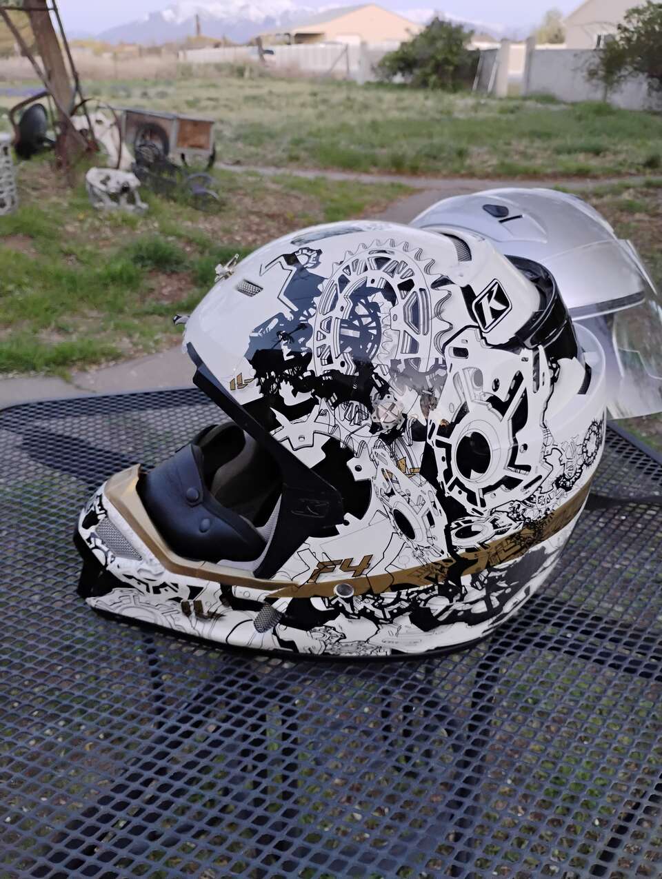 Klim F4 Motocross Helmet,Carbon Size XL