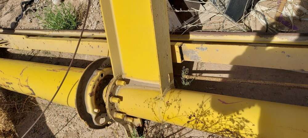 Crane boom loft Bridge gantry swing trolly winch material handler handling arm equipment construction manufacturing business