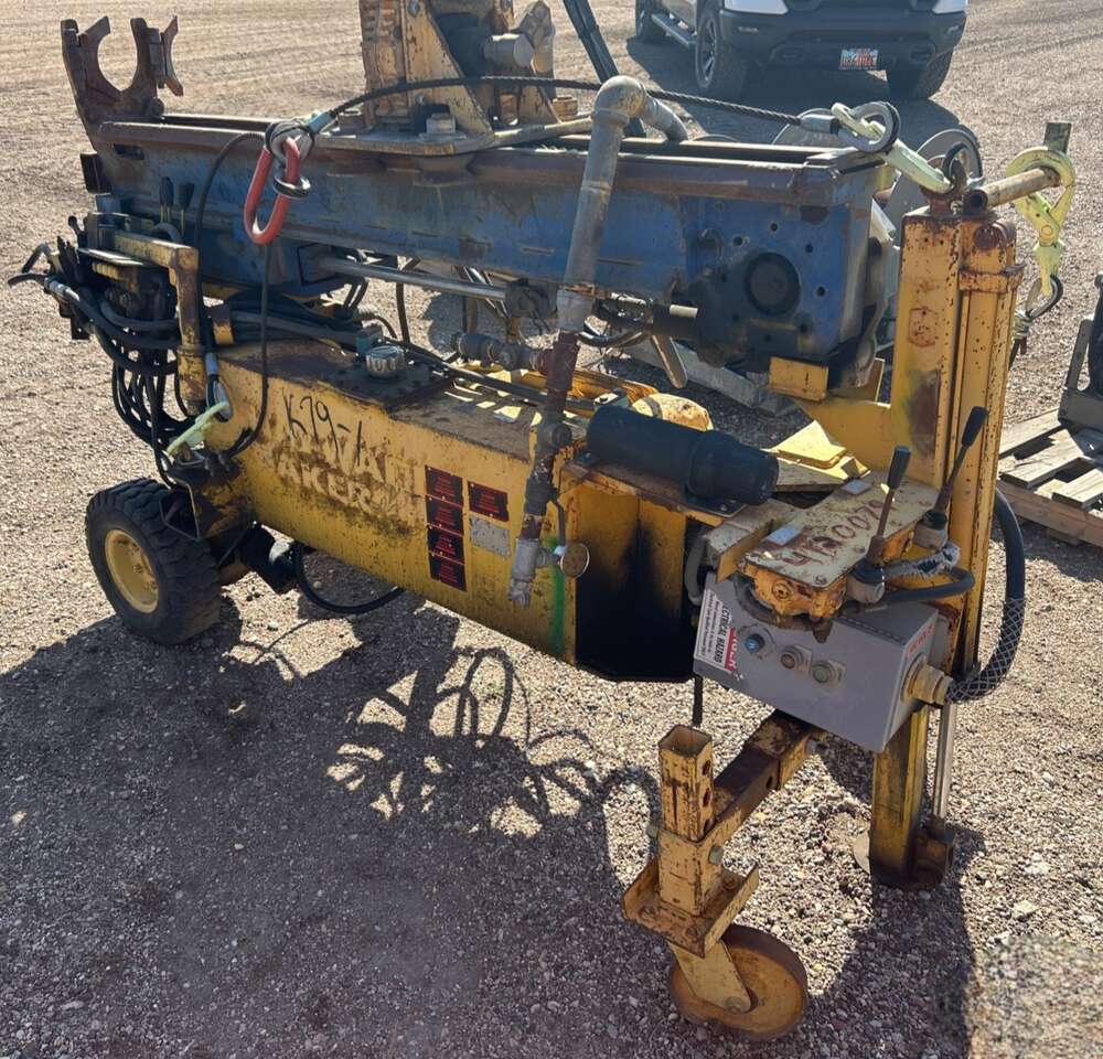 Foundation piling drill Buggy rig piling broker construction farm ranch equipment